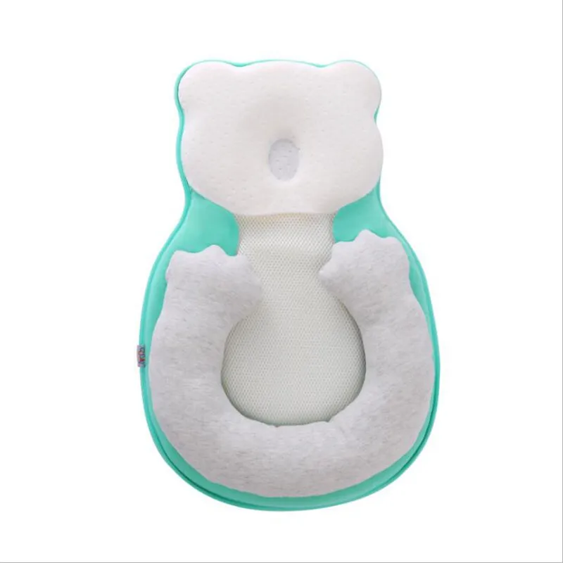 Для малышей от 0 до 12 месяцев, подушка с памятью для предотвращения плоской головкой сна подушка для позиционирования новорожденных спальный позиционная площадка подушка
