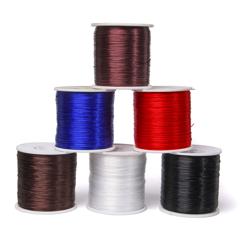 500M 0.8mm Quality Strong Korean Crystal Elastic Stretchy String Thread Wire Necklace Beading Cord for Bracelet Jewelry Making