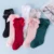Милые Детские Носки для девочек по колено с бантом Baby Princess Socks for Girl Sweet Baby Socks Long Tube Kids Children BeBe Footwear0-4T