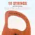 AKLOT Lyre Harp 16 String Solid Mahogany Maple Saddle String Instrument w/ Tuning Wrench Bag Spare String Pickup