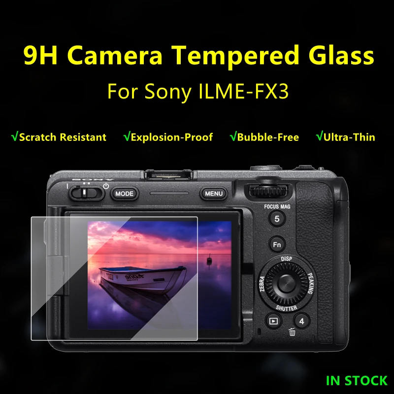 Sony Câmera Screen Película Protetora Vidro Temperado Ultra Fino Dureza se Fits Sony Fx3 Câmera
