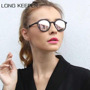 

Vintage Round Polarized Sunglasses Women Men Retro Rivet Night Vision Sun Glasses UV400 Male Mirror Reflective Goggles Gafas