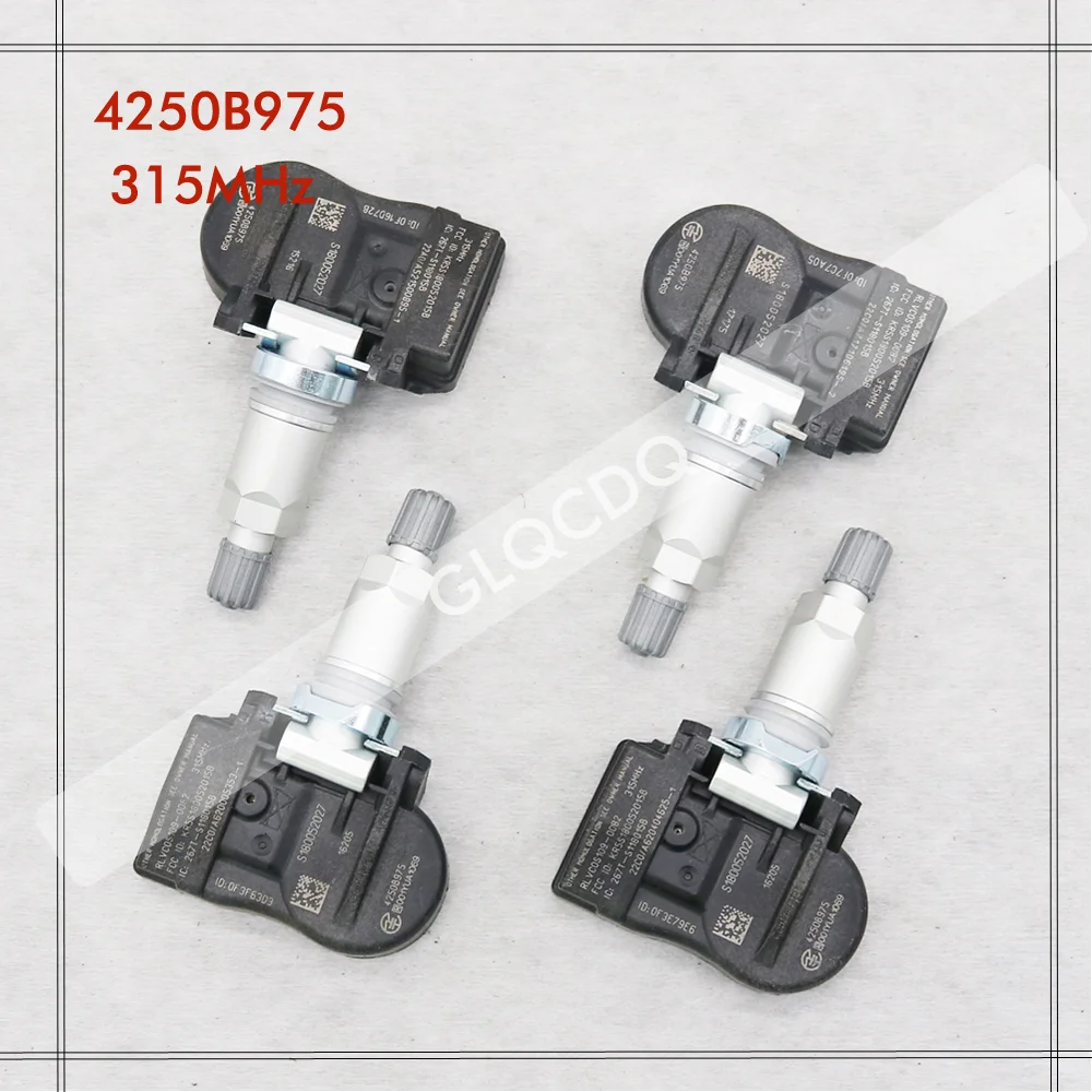 Датчик давления в шинах TPMS для 2016 2017 MITSUBISHI MIRAGE G4 315 МГц датчик воздуха 4250B975 |