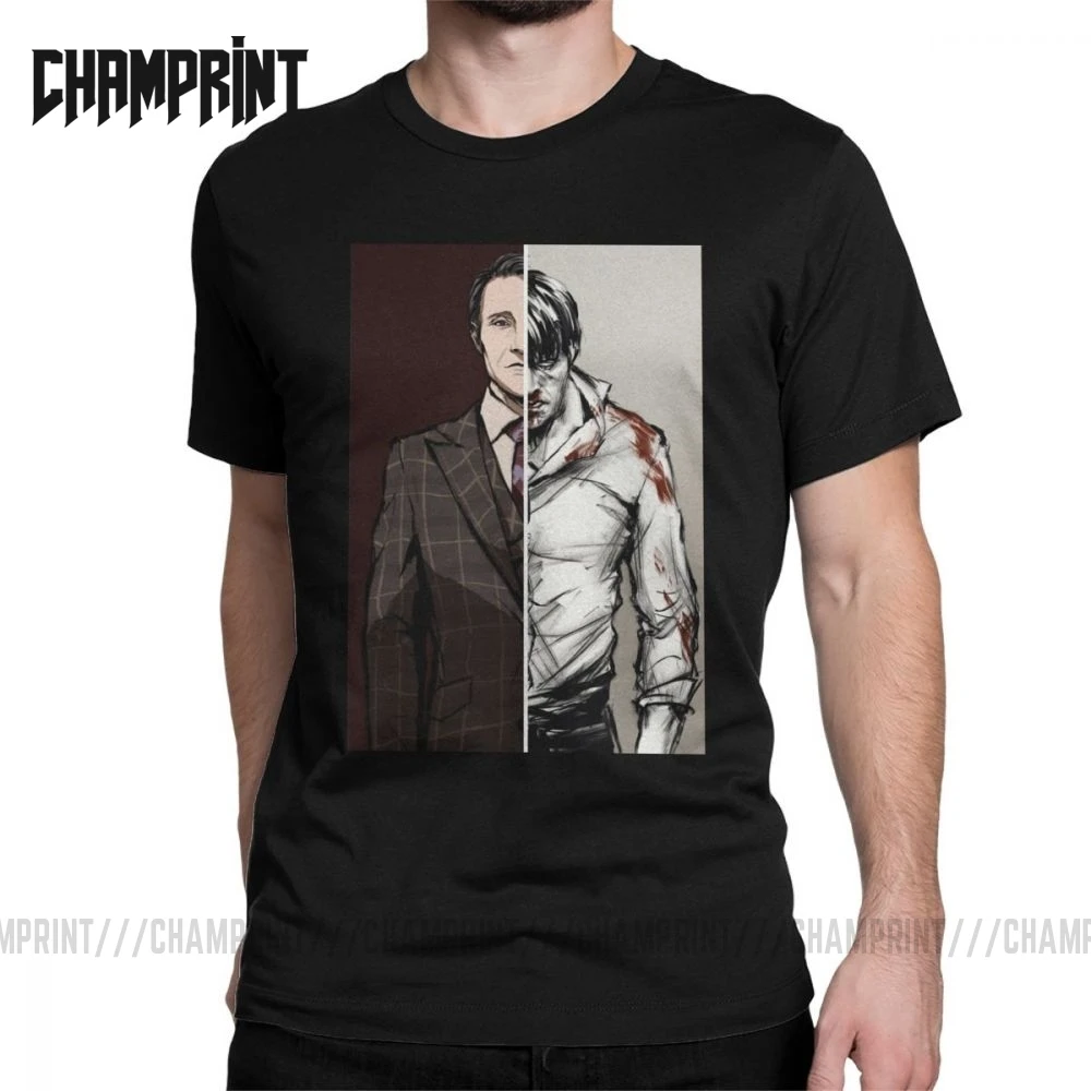 Мужские футболки с надписью The столы тонут Ганнибал коротким рукавом | Мужская