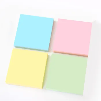 

100 Sheets Colorful Self Adhesive Memo Pad Kawaii Sticky Notes Post It Bookmark School Office Stationery Note papeleria Posted