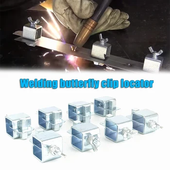 

8 Pcs Butt Welding Clamps Weld Sheet Metal Clip Positioner Auto Car Truck Door Skin Panel New QJS Shop
