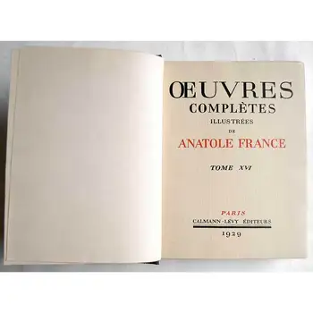 

Ouvres Complètes Illustrées. Take XVI. Fri Jeanne d'Arc II - Anatole France