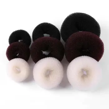 

Fashion Hair Bun Maker Donut Foam Sponge Easy Big Ring Hair Styling Tools Hairstyle Hair Accessories For Girls Women Lady