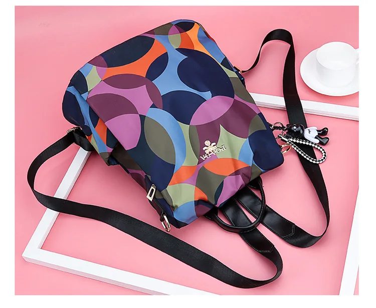 Fashion Anti Theft Women Backpack Durable Fabric Oxford School Bag Pretty Style Girls School Backpack Female Travel Backpack