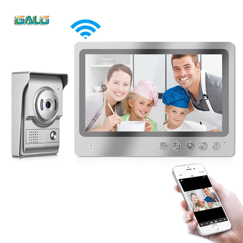 

Phone wifi/2G 3G 4G 5GAPP remote control smart video doorbell wifi video door phone intercom system