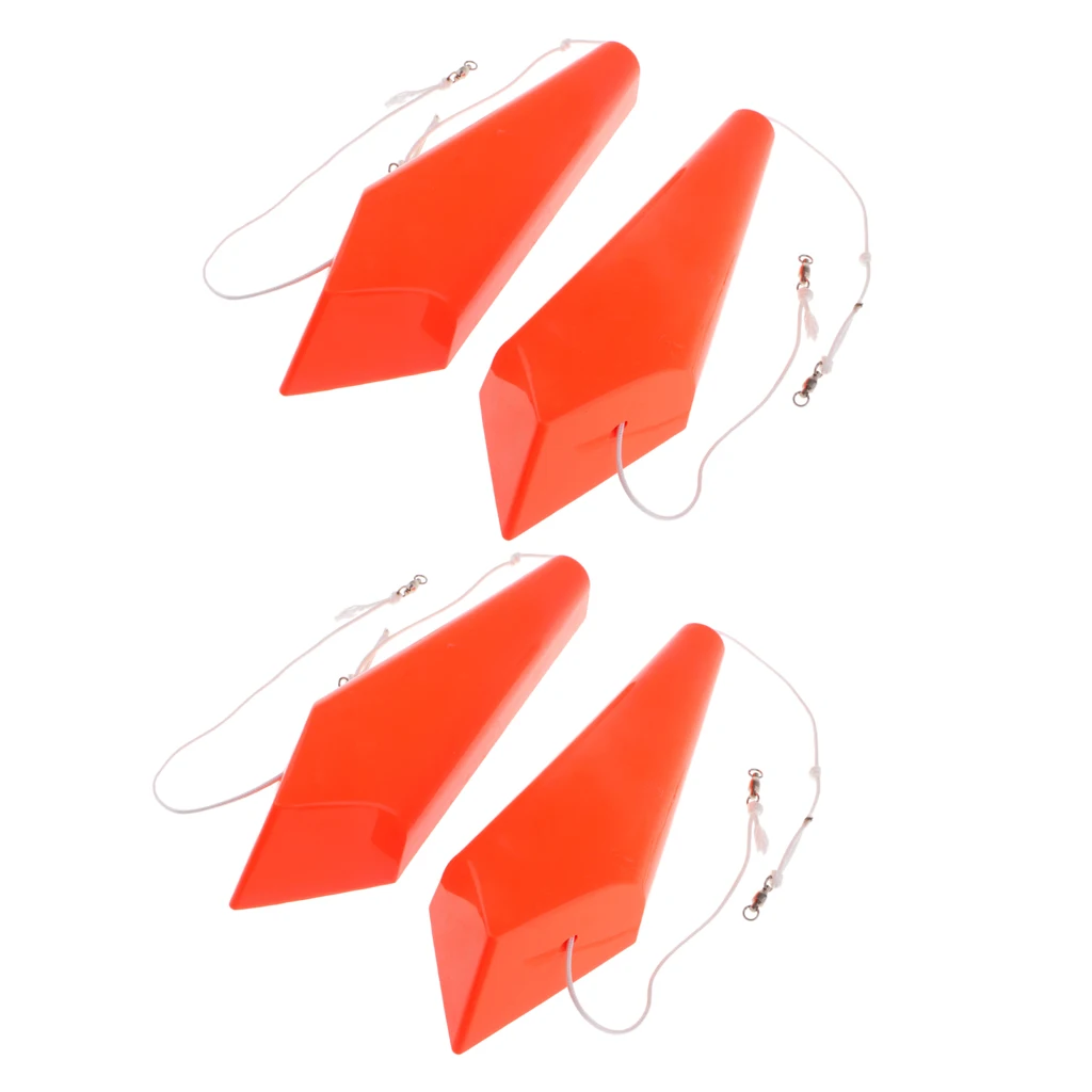 

2 Pair Left&Right Sea Fishing Boat Trolling Lure Accessories Splashing Float