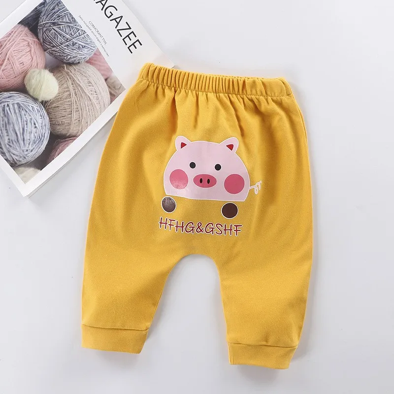 Baby trousers cotton pants Newborn Baby Pants Spring Summer Harem Pants Kids Boys Girls Solid Color Pp Baby Cotton Children's Clothing