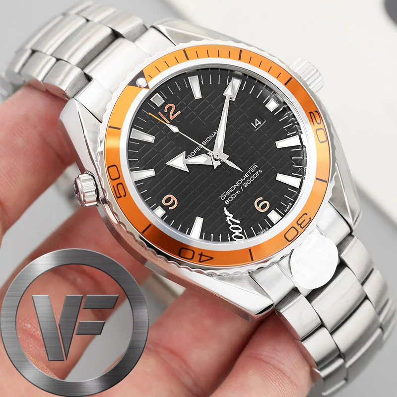 

Luxury Brand Ceramic Bezel High End Mens AAA Mechanical SS 007 Automatic Movement Men Watch Designer Watches Wristwatches