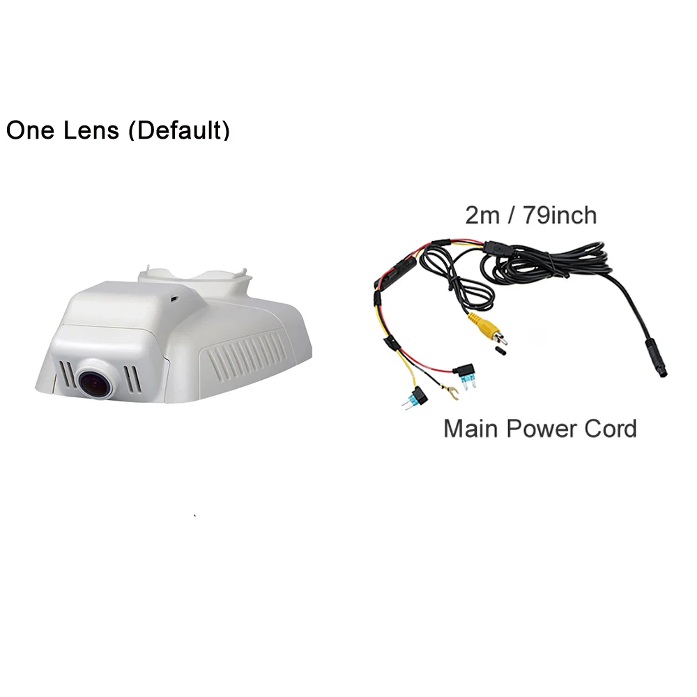 Gray Single Camera Автомобильный регистратор DVR видеорегистратор камера Wifi цифровой видеорегистратор для Mercedes Benz GLK X204 GLK300 GLK200 GLK320 GLK350 2009 - Название цвета: Gray Single Camera