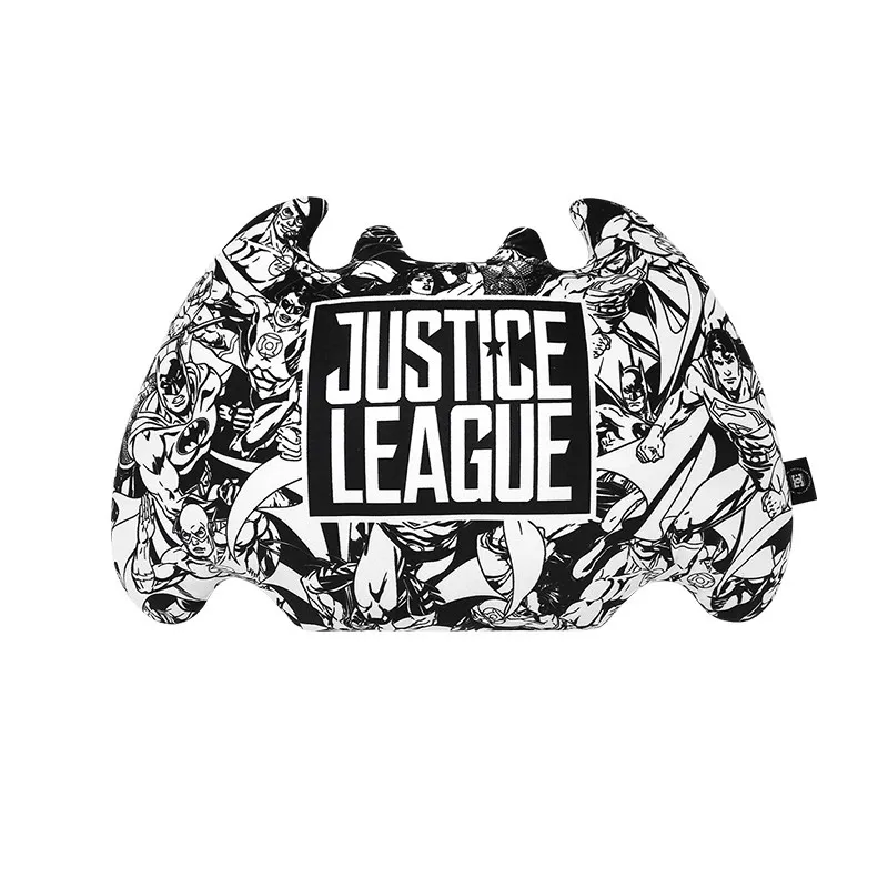 DC Marvel Модный дизайн креативный подголовник автомобиля шеи Подушка сидение Подушка защита шеи подушка мультфильм автомобиля обивка продукты - Цвет: Черный