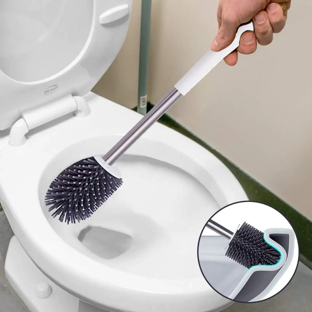 ершик для унитазаЩетка унитаза Cleanhome из ТПР с продуманным дизайном пинцет и