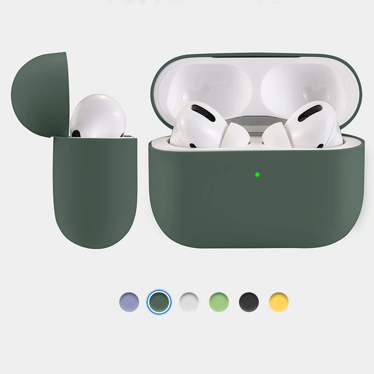 Жидкие силиконовые беспроводные Bluetooth наушники чехол для Airpods Pro Чехол Жидкий Apple