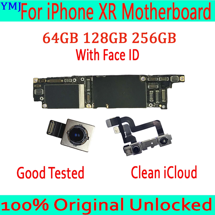 Нет iCloud для iphone XR материнская плата с лицом ID разблокирована для iphone XR логическая плата 64 Гб 128 ГБ 256 ГБ
