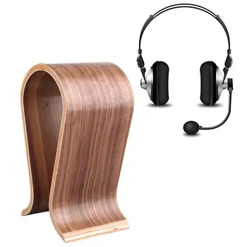 

Universal U-Shaped Wooden Stand for On-Ear Over-Ear Around-Ear Headphone Headset