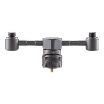 

Camping Picnic Stove Adapter Propane Tank Adapter With 2 Conversion Head Camp Furnace Converter Connectorun