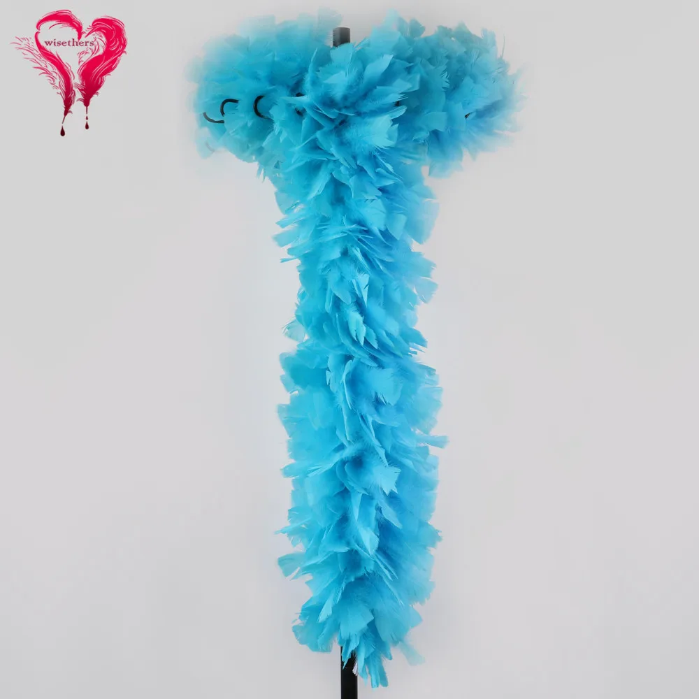 Многоцветный перо шаль Diy вечерние сценические украшения одежды боа из пера индейки 1 шт/2 метра