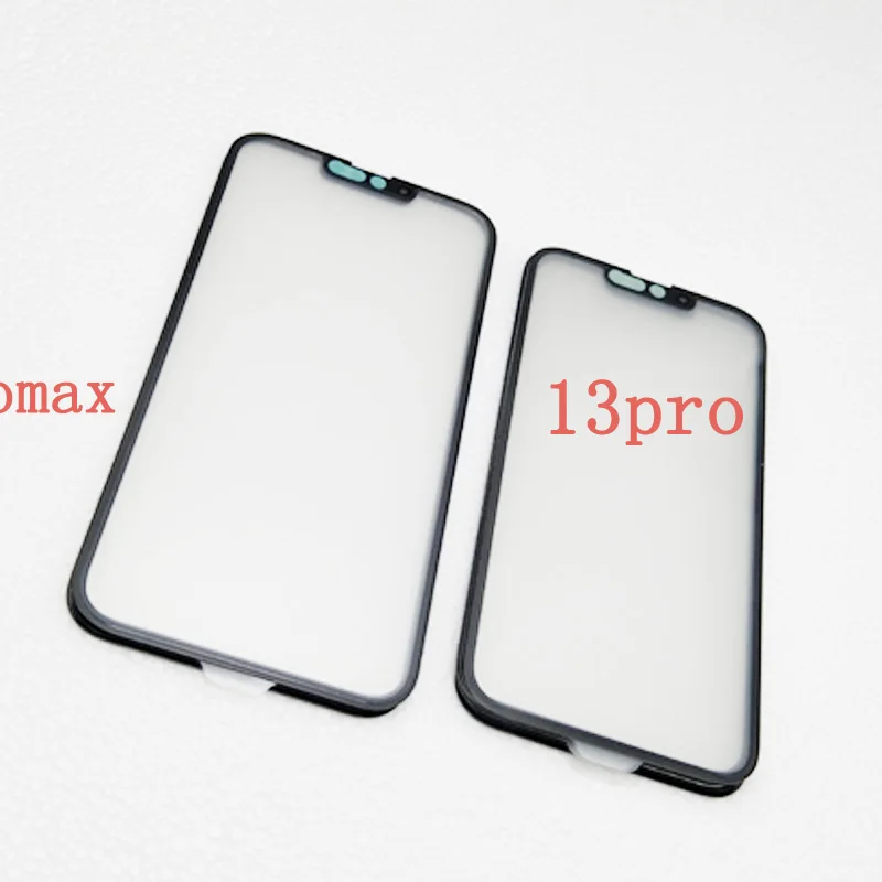 10PCS 2 in 1 OCA Lamilated Screen Outer Front cover Glass Cover For iPhone13 12Promax 13 12 mini Touch Panel Lens Replacement