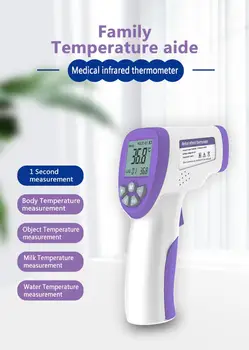 

Non-contact LCD Infrared Thermometer Digital Display Forehead Temperature Gun High Precision Digital Infrared Thermometer Gun