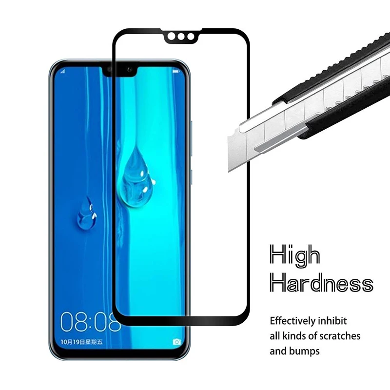 protective glass for huawei y9 Prime Screen Protector hawei huawi Y 9 9Y huaweiy9 huwei armor Sheet Film Tempered Glas