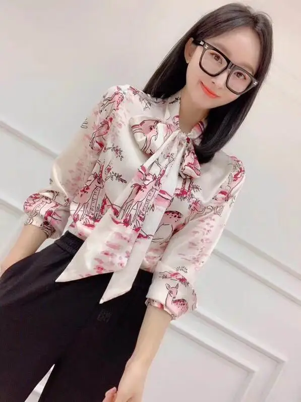AH12152, модные женские блузки и рубашки,, Подиумные, Роскошные, известный бренд, Европейский дизайн, вечерние, стильная женская одежда