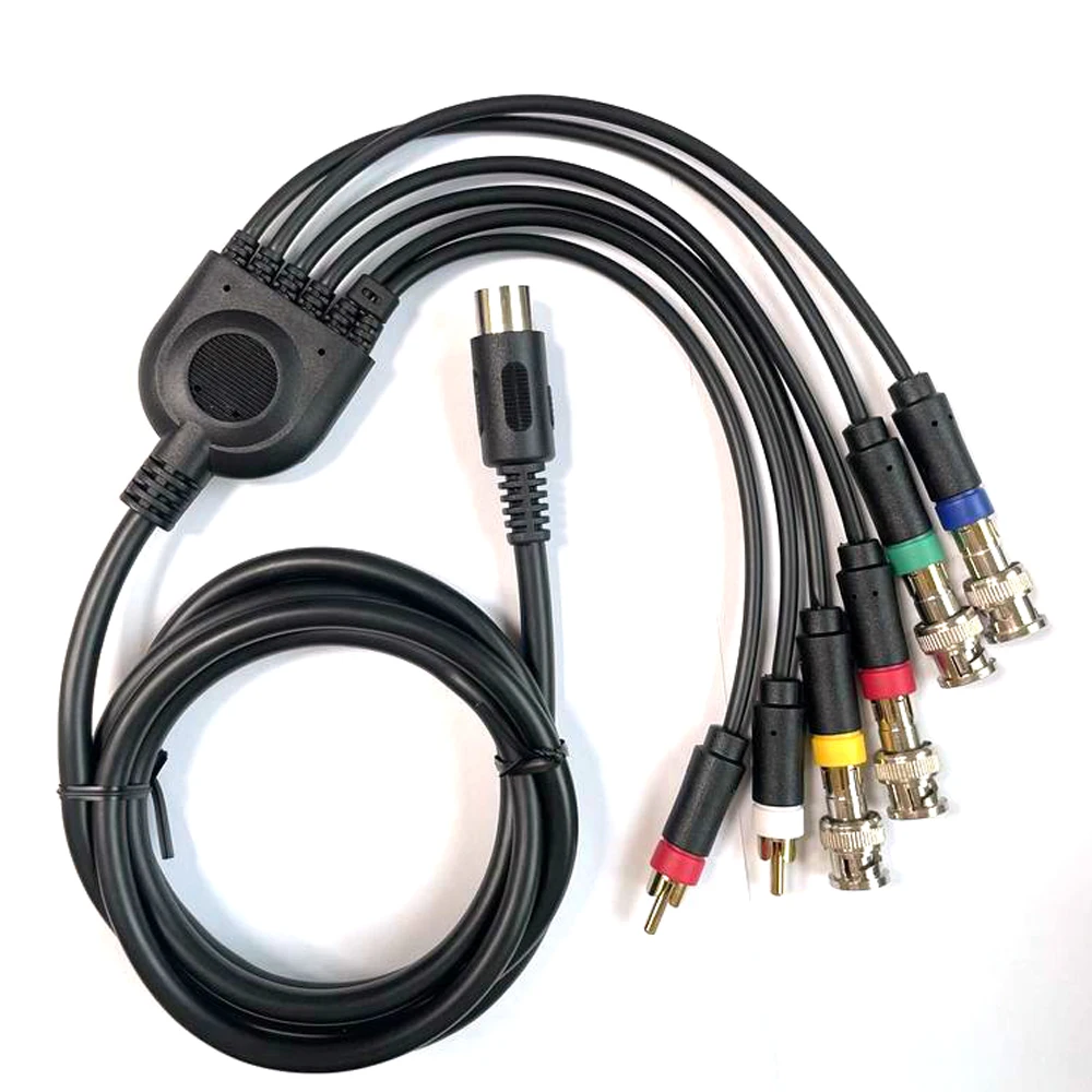 Câble Composante RGBS Pour Sega Saturn - Adaptateur Console - Neuf - Compatible Accessoires