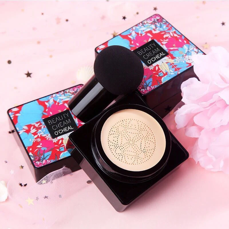 Mushroom Head Air Cushion Bb Cream Foundation Cream for Face Makeup Concealer Cushion for Face Comestics Make Up Cushion Compact