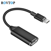 USB C к HDMI 4K адаптер Портативный usb type C к HD 1080p HDMI Женский адаптер конвертер для MacBook Air/Pro Chromebook Pixel XPS