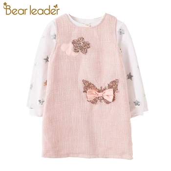 

Bear Leader 2020 Autumn New Suspender Princess Dress for Kids Girls 4-13T Children Fashion Casual Dress Elegant Girls Clothes