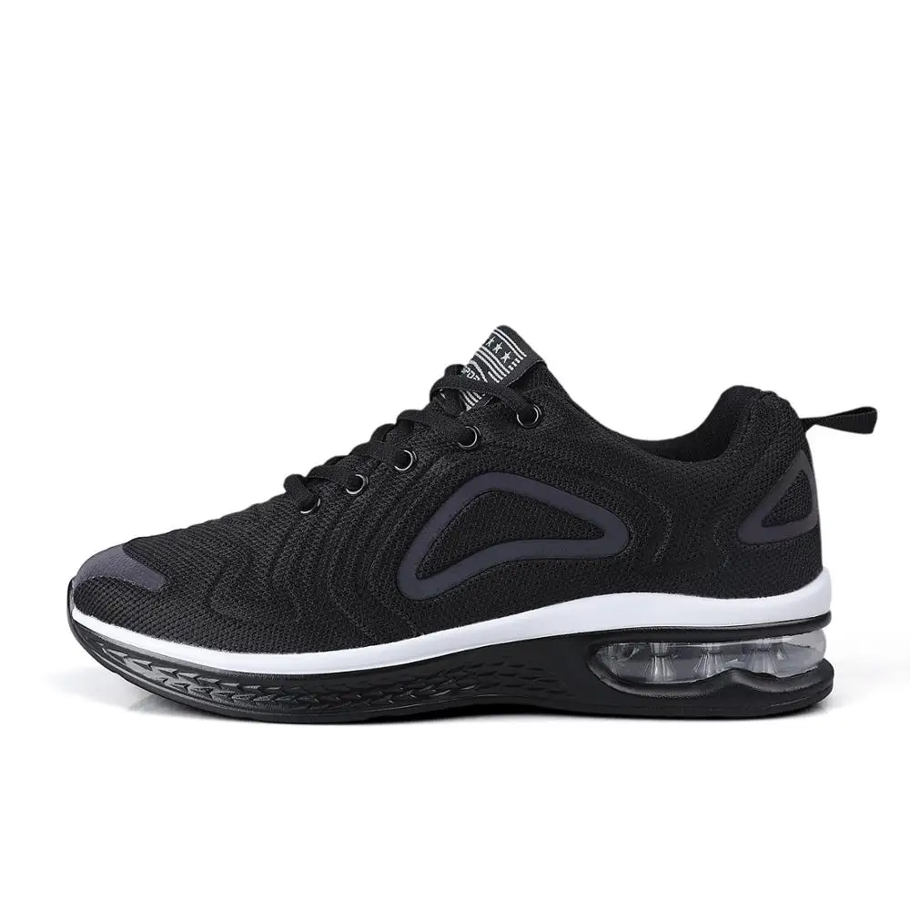 Black Shoes VESONAL/брендовые дышащие сетчатые кроссовки; мужская повседневная обувь для взрослых; Новинка года; сезон осень; удобная Легкая Обувь На Шнуровке; обувь для бега - Цвет: Black Shoes