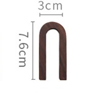 Black Walnut Wall English Alphabet Numbers Combination House Cafe Bar DIY Adhesive Wooden Decoration Letters Numbes n