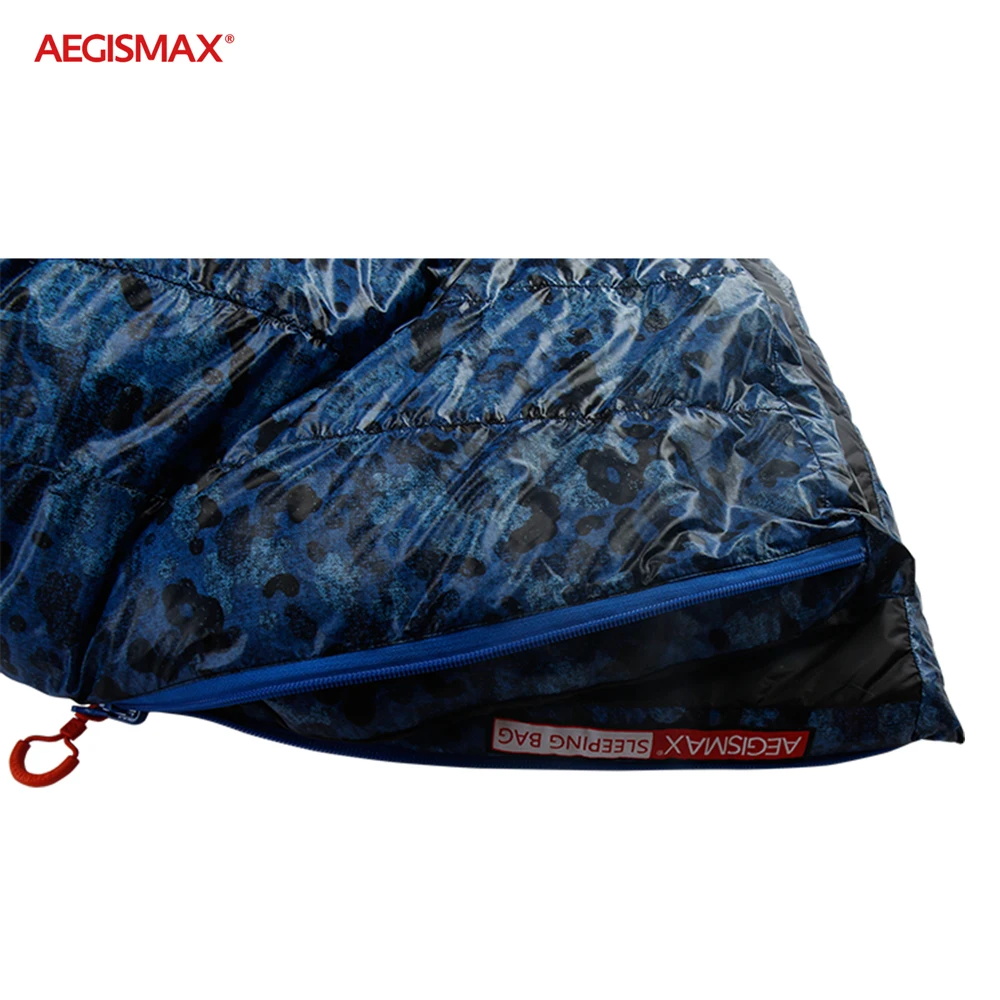AEGISMAX микро 39℉~ 48℉сверхлегкий 700FP утка вниз конверт тип спальный мешок новое обновление кемпинг теплый водонепроницаемый спальный мешок