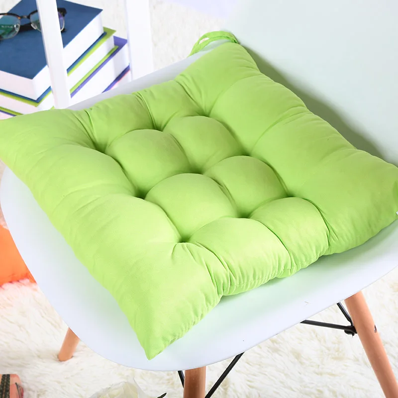 11 цветов жемчужные хлопковые подушки для сидения на стул подушки для дивана ягодицы удобные подушки для украшения дома - Цвет: green 2