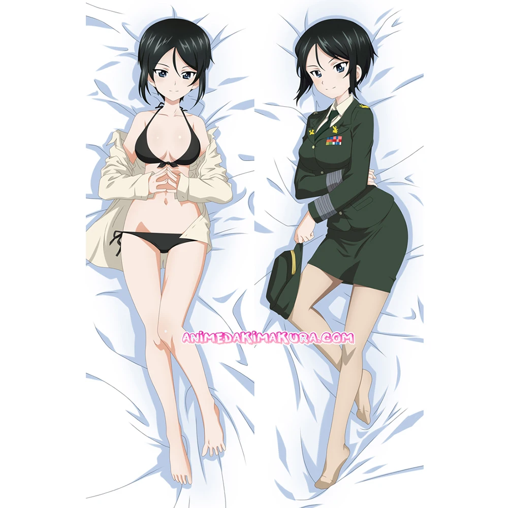 Girls und Panzer Rumi Anime Girl Dakimakura Hugging Body Pillow Case Cover | Дом и сад