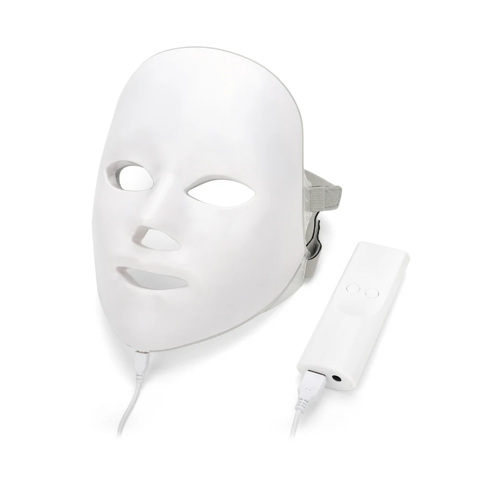 7 Colors Led Facial Mask Led Korean Photon Therapy Face Mask Machine Light Therapy Acne Mask Neck Beauty Spa Led Mask