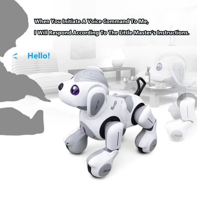 Puzzle Early Education Remote Control Robot Dog Intelligent Programming Touch Sense Singing Dancing Electric Smart RC Dog Pet 5