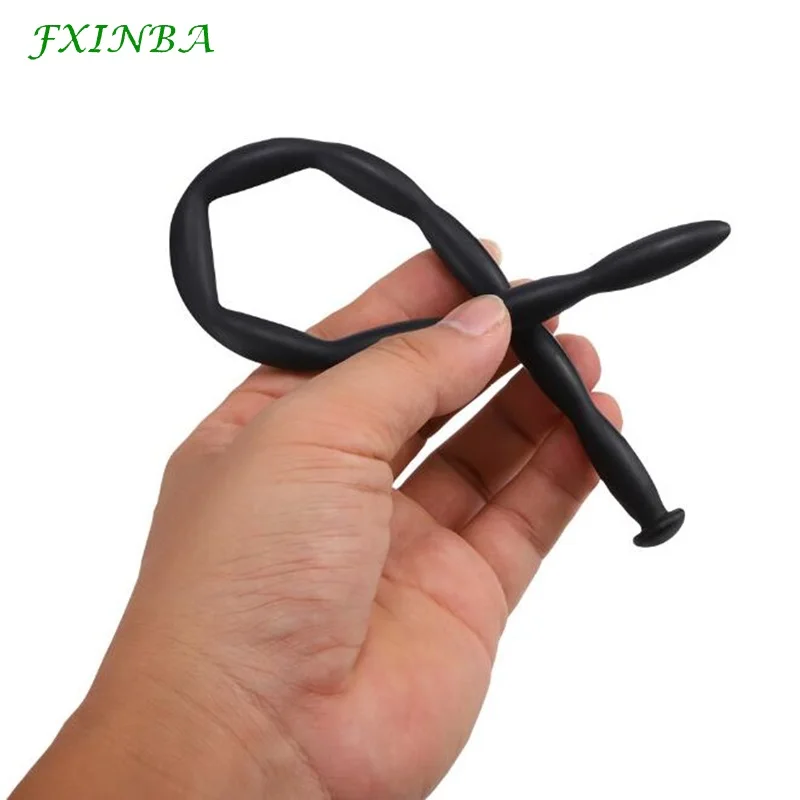 Silicone Urethral Catheter Dilator Stimulation Adult Sex Toys for Men Gay Sounding Penis Plug Insert Urethra Catheter urethral dilator silicone urethral dilator