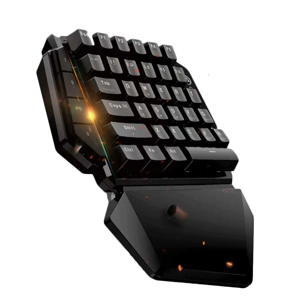 

2.4GHz Wireless Gaming Keyboard and DPI Mouse Combo One-handed Game Keyboard