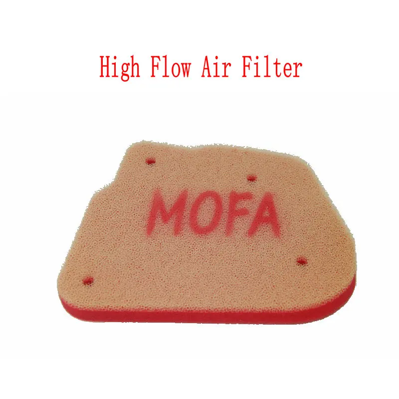 

Motorcycle High Flow Air Sponge Cleaner Air Filter For Yamaha ZUMA 50 WY50 BWS100 4VP 5CP 5FA 2 Stroke Scooter Sponge Air Filter