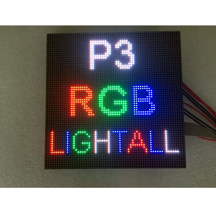 LED Display Outdoor P3 Module SMD 192*192mm 64*64Pixel RGB High Brightness Advertising Billboard LED Matrix Panel
