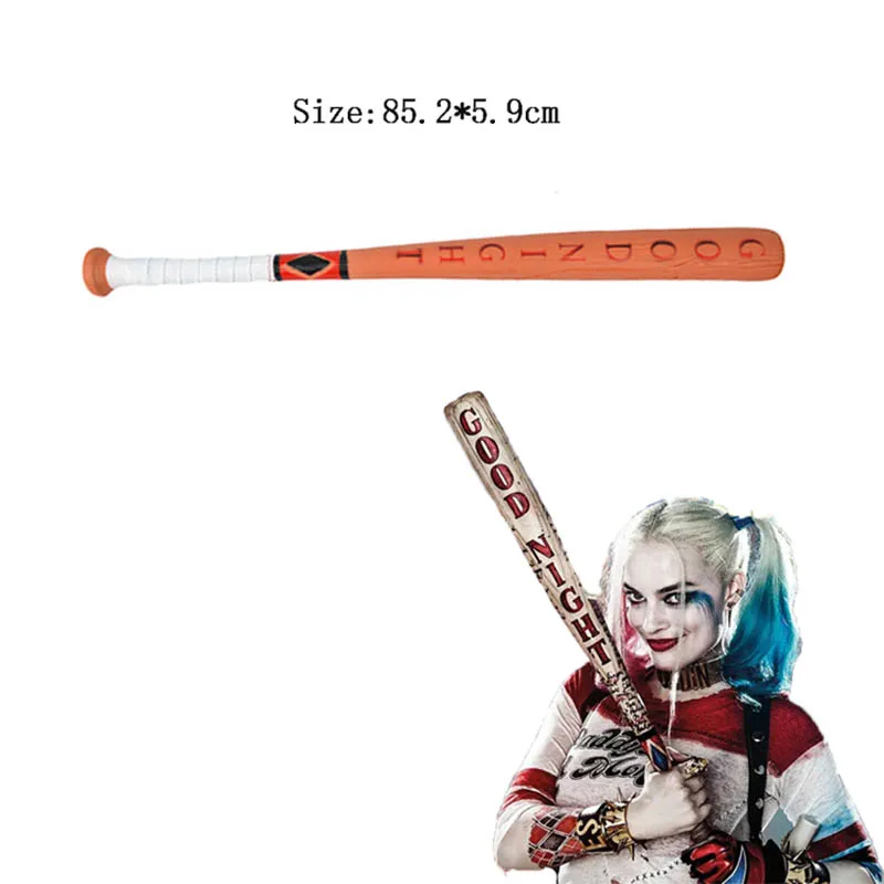 85 см Harley Quinn пенная бейсбольная бита Бэтмен отряд самоубийц PU аксессуары для