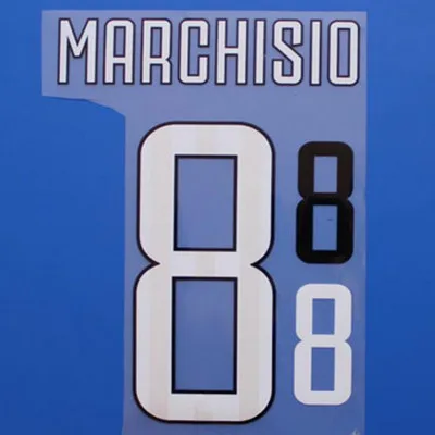 18 домашних BUFFON DYBALA CHIELLINI PJANIC KHEDIRA HIGUAIN MANDZUKIC BONUCCI DANI ALVES на заказ Nameset футбол Satch значки - Цвет: MARCHISIO