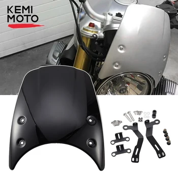 

For BMW R NINE T R NINET Wind Deflector Windshield Windscreen 2014-2019 High Quality ABS plastic Motorcycle Parts