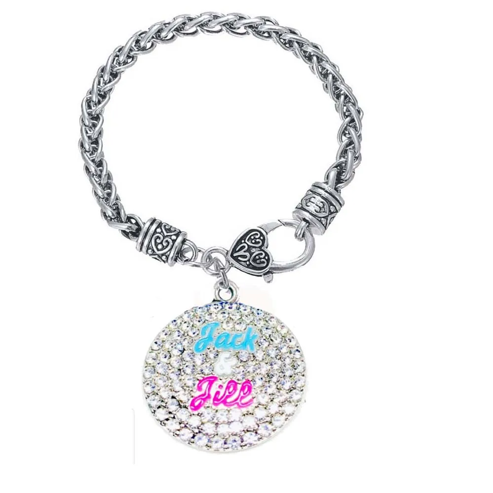 

Greek Jack and Jill chain charm bracelet