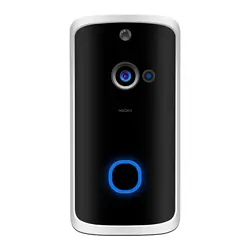 Wifi дверной звонок безопасности Smart Hd 720P визуальная запись системы селекторной связи видео телефон двери удаленный домашний мониторинг