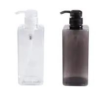 600 мл прессованная бутылка прозрачный черный белый INS стиль косметический контейнер шампунь гель для душа пустая бутылка Прямая поставка